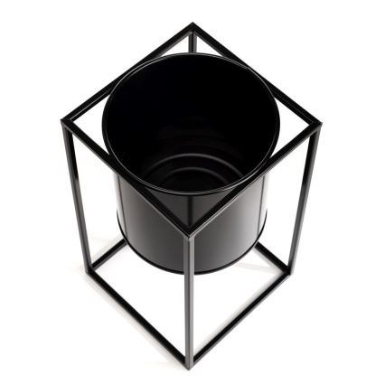 Стойка за цветя RING 40x23 см черен