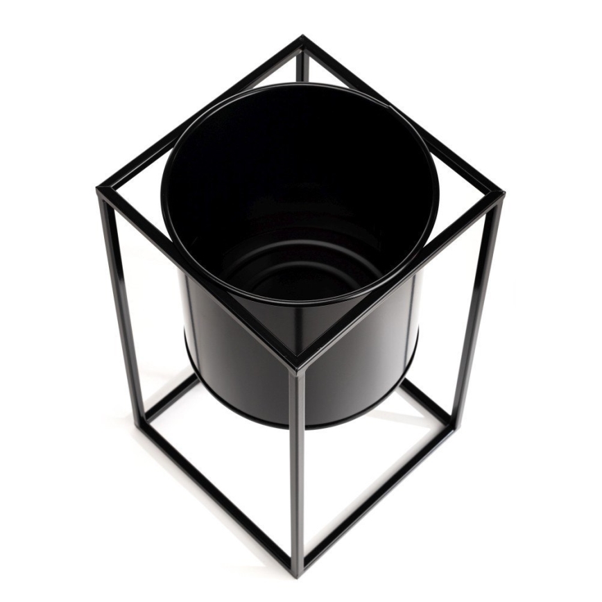 Стойка за цветя RING 40x23 см черен