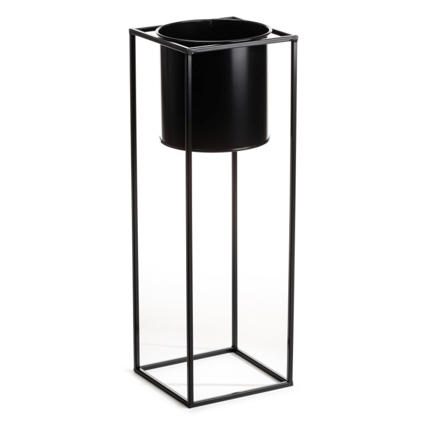 Стойка за цветя RING 70x23 см черна