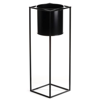 Стойка за цветя RING 70x23 см черна