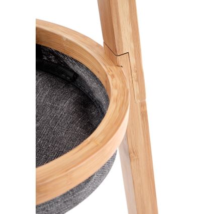 Стойка за дрехи 177x52 см, кафява