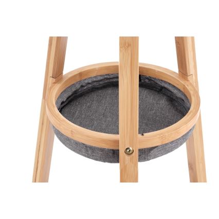 Стойка за дрехи 177x52 см, кафява