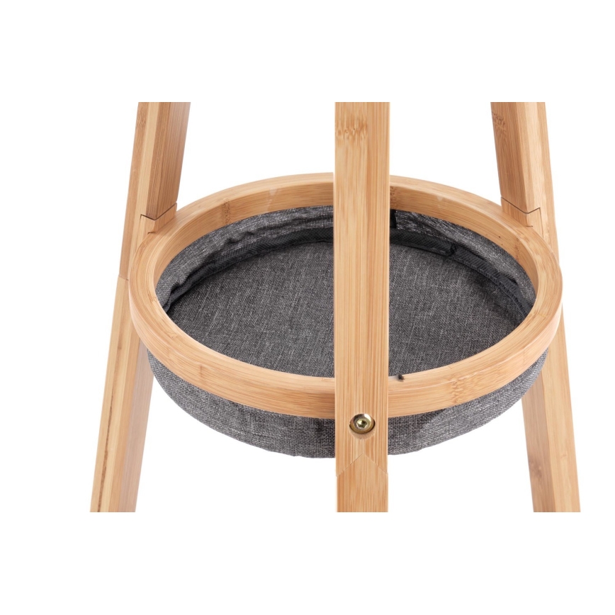 Стойка за дрехи 177x52 см, кафява