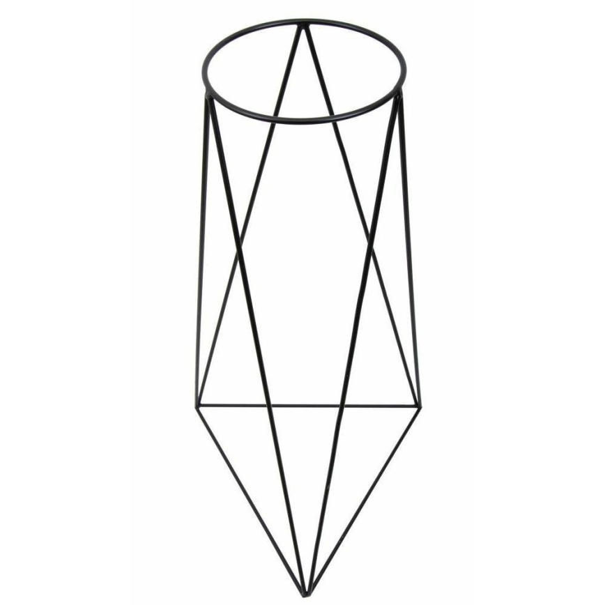 Стойка за саксии TRIANGL 90x50 см черен