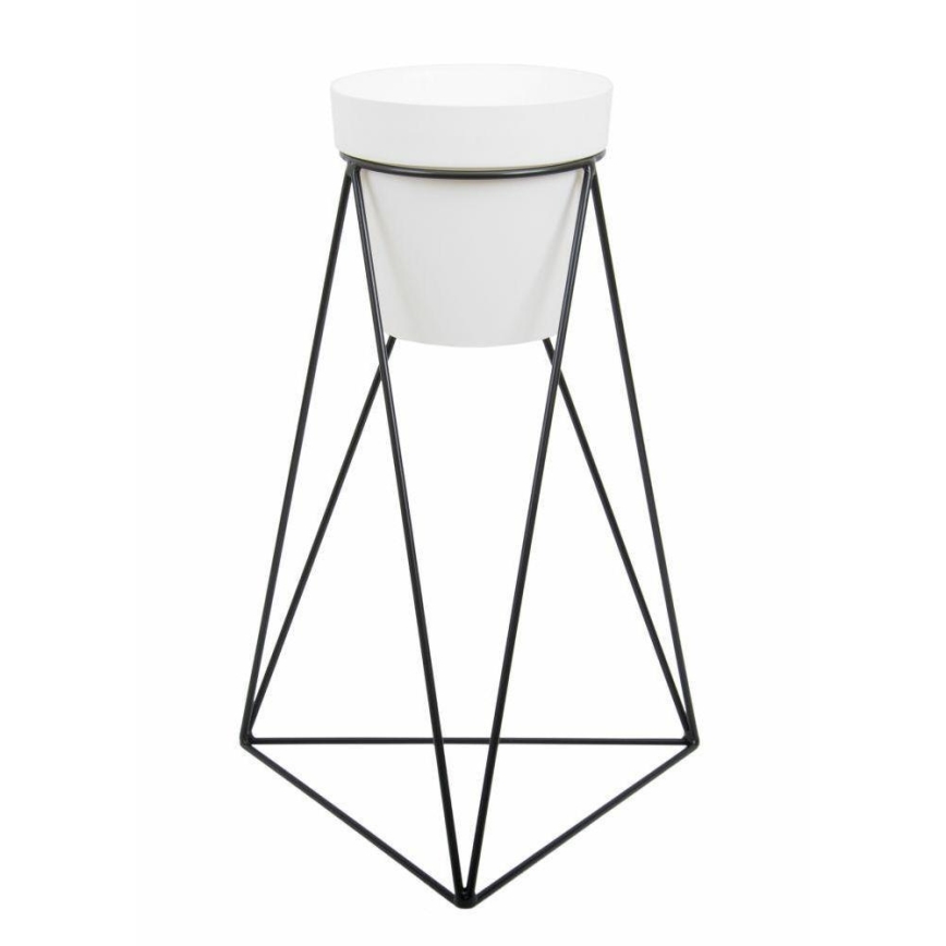 Стойка за саксия TRIANGL 40x45 см черен