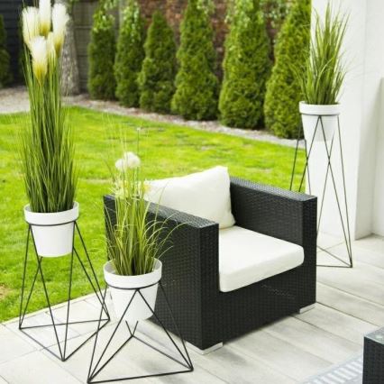 Стойка за саксия TRIANGL 40x45 см черен