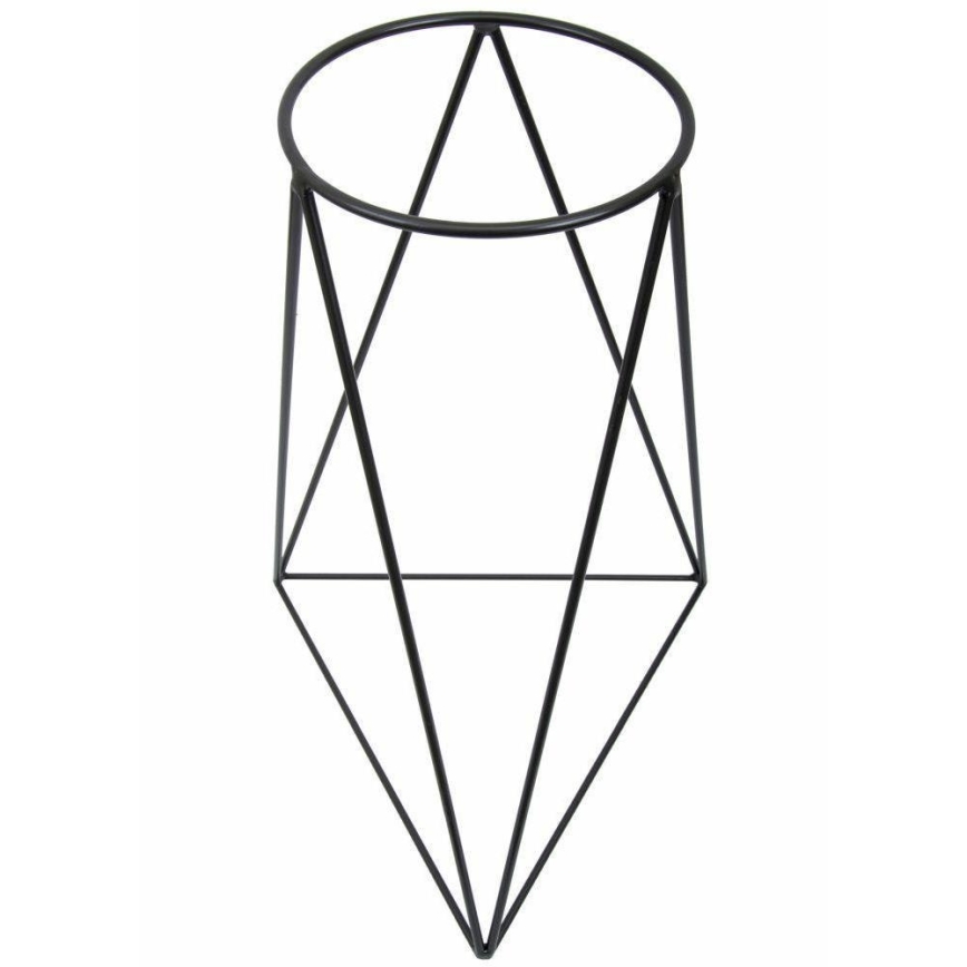 Стойка за саксия TRIANGL 40x45 см черен