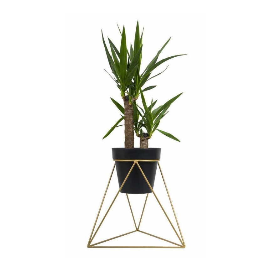 Стойка за саксия TRIANGL 40x45 см златист