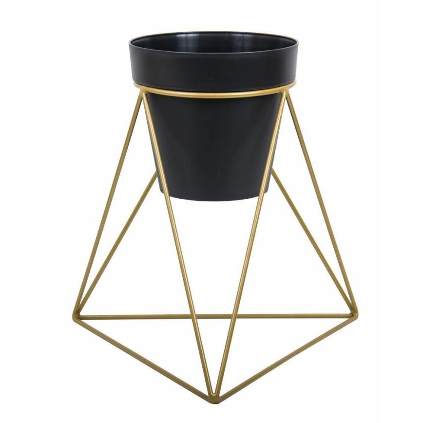 Стойка за саксия TRIANGL 40x45 см златист