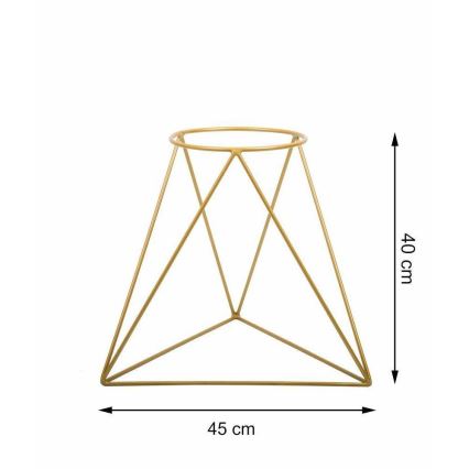 Стойка за саксия TRIANGL 40x45 см златист