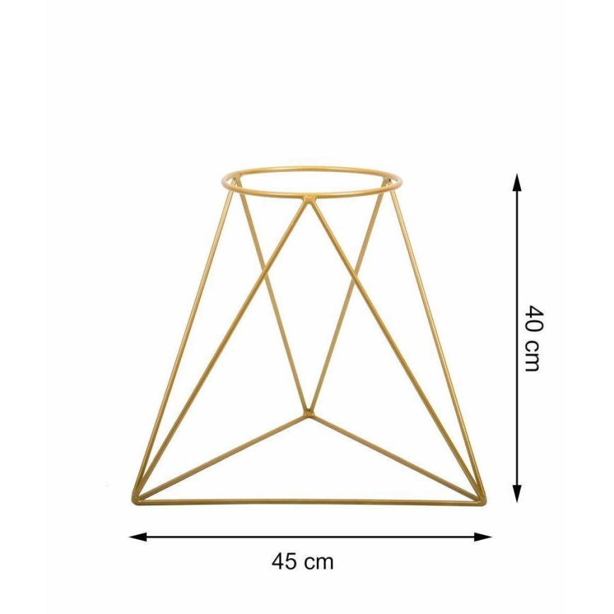 Стойка за саксия TRIANGL 40x45 см златист