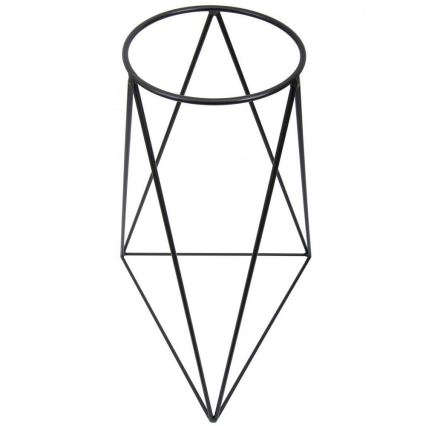 Стойка за саксия TRIANGL 60x45 см черен