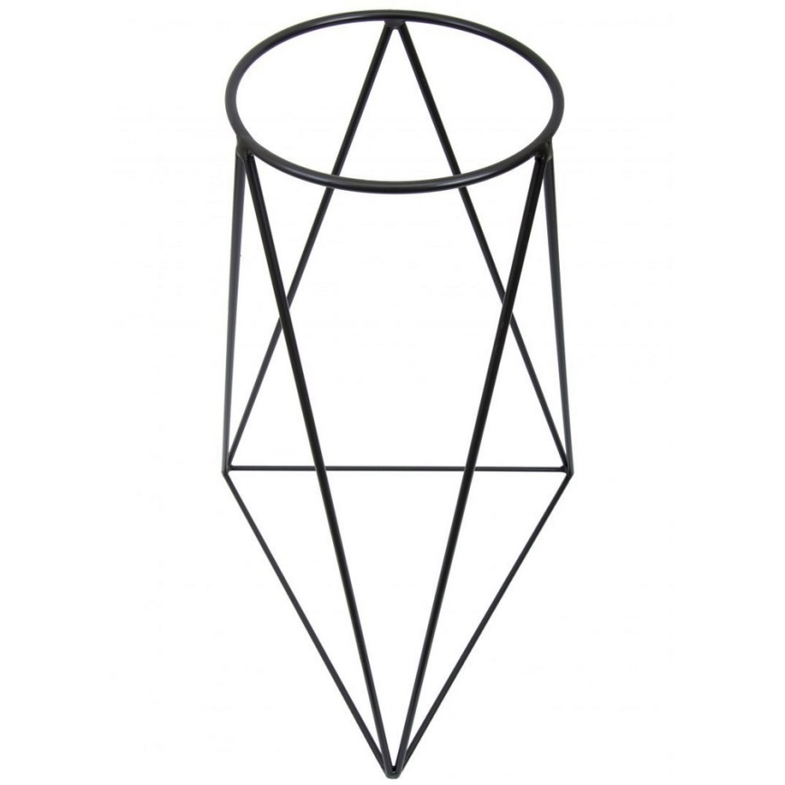Стойка за саксия TRIANGL 60x45 см черен