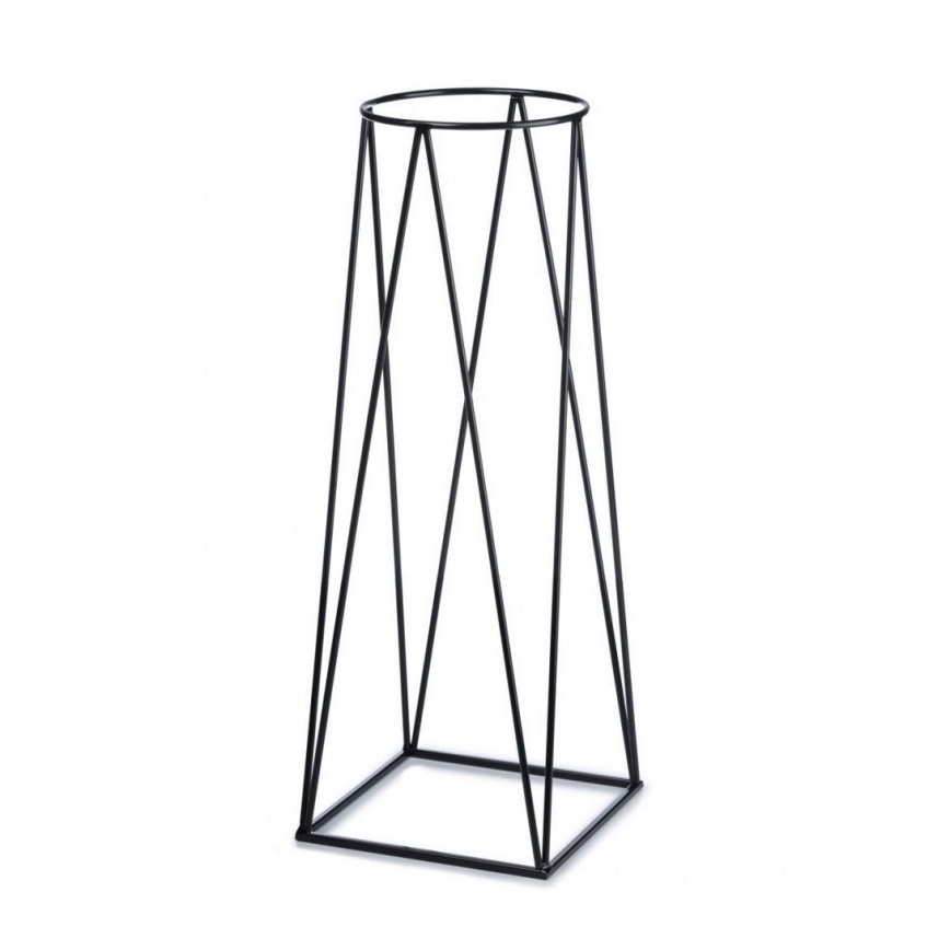 Стойка за саксия TRIANGL 80x30 см черна