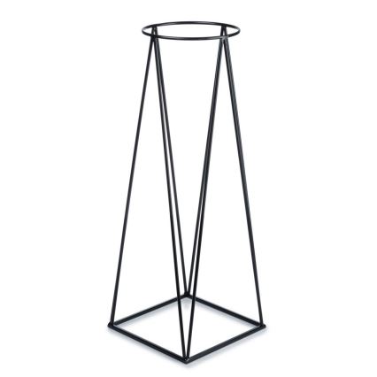 Стойка за саксия TRIANGL 80x30 см черна