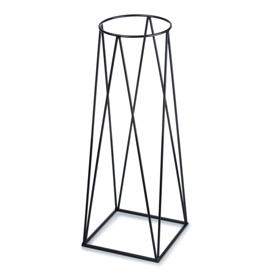 Стойка за саксия TRIANGL 80x30 см черна