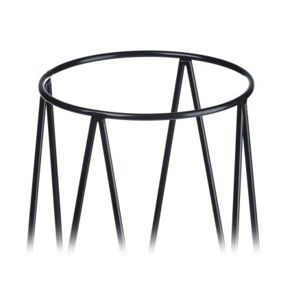 Стойка за саксия TRIANGL 80x30 см черна