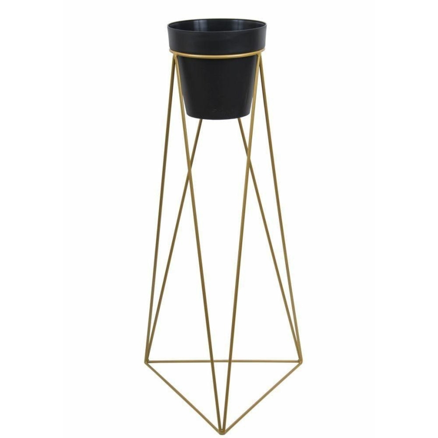 Стойка за саксия TRIANGL 90x50 см златист