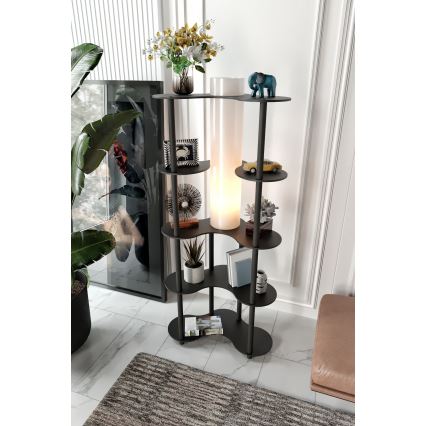 Стояща лампа с рафтове NOTO 1xE27/40W/230V черна