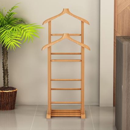 Стояща закачалка BIBI 33x120x46 cm кафява