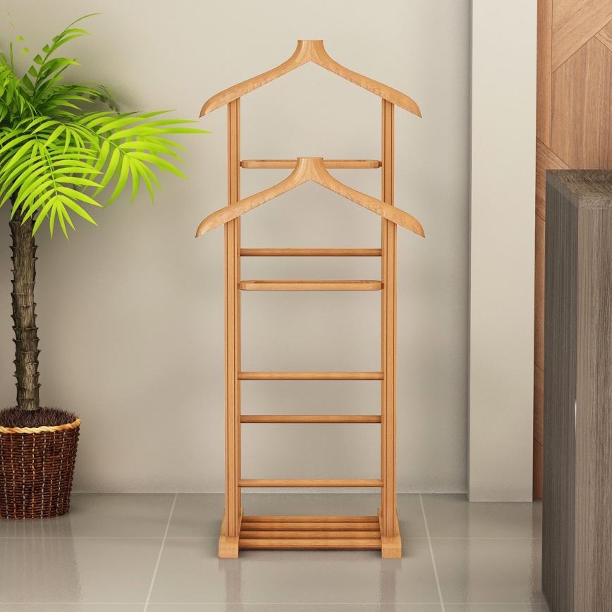 Стояща закачалка BIBI 33x120x46 cm кафява