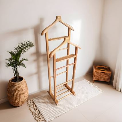 Стояща закачалка BIBI 33x120x46 cm кафява