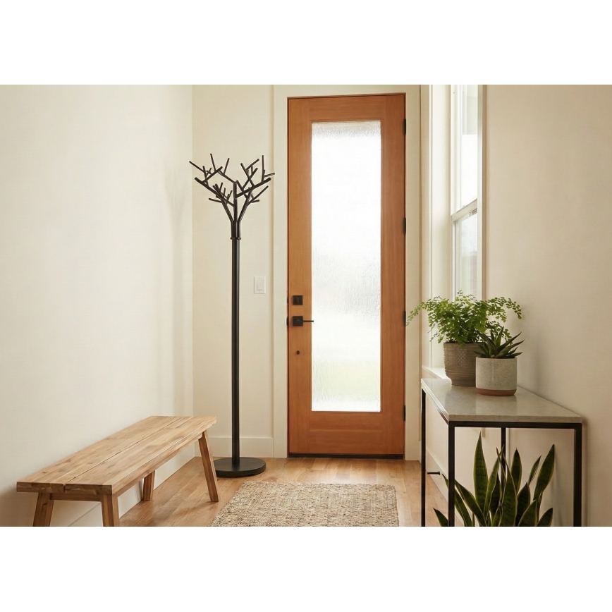 Стояща закачалка BRANCHE 180x40 см черна