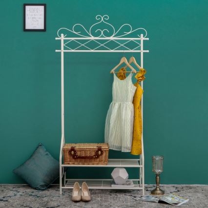 Стояща закачалка LINEA бяла