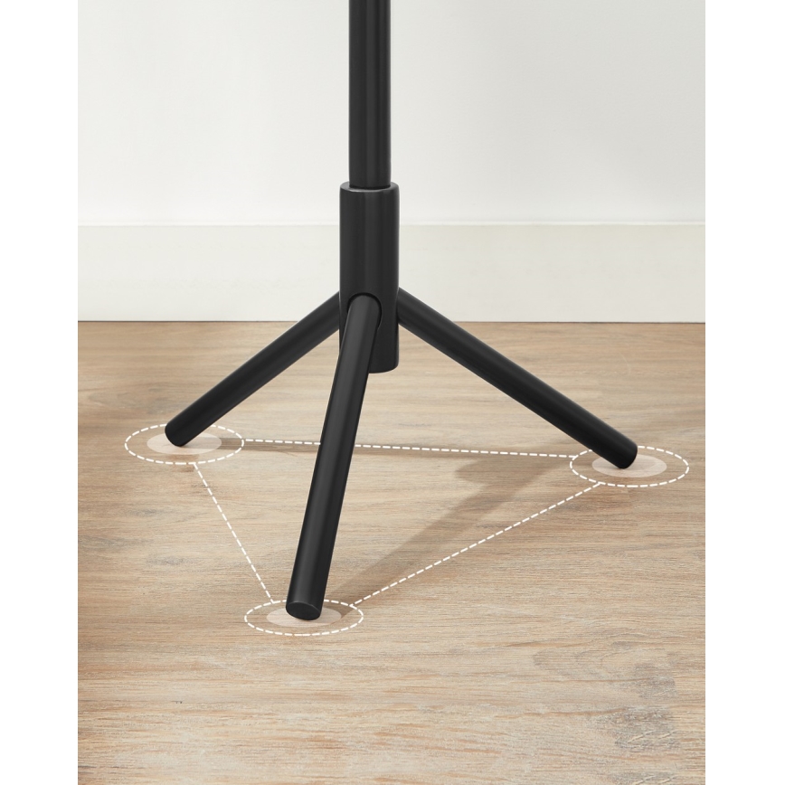 Стояща закачалка LINEA, черна