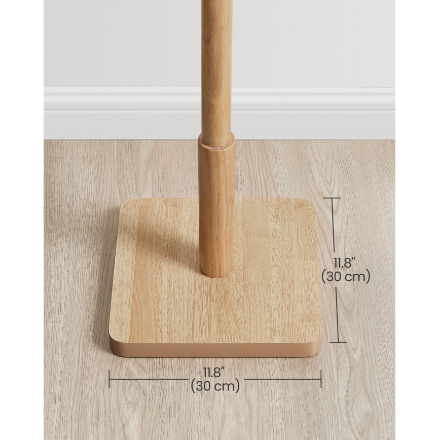 Стояща закачалка LINEA кафява