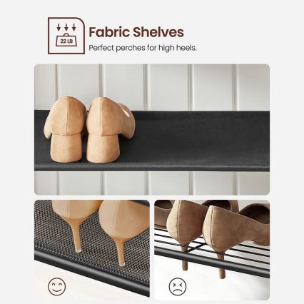 Стояща закачалка NAVOR, кафява/черна