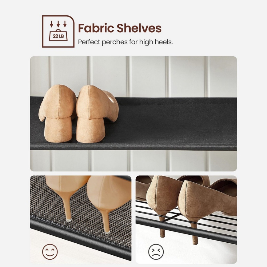 Стояща закачалка NAVOR, кафява/черна