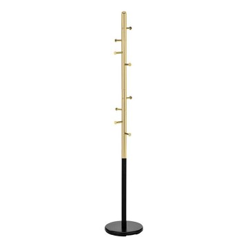 Стояща закачалка ORDO 172x30 см златиста/черна