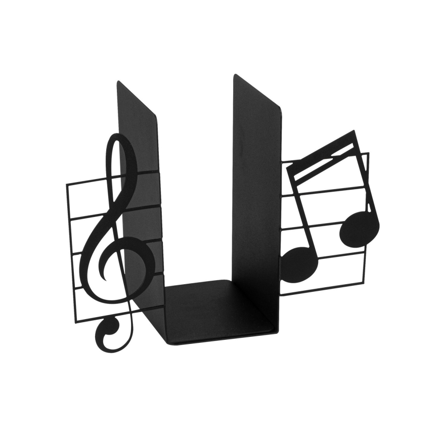 Стопер за книги 22x35,5 см черен