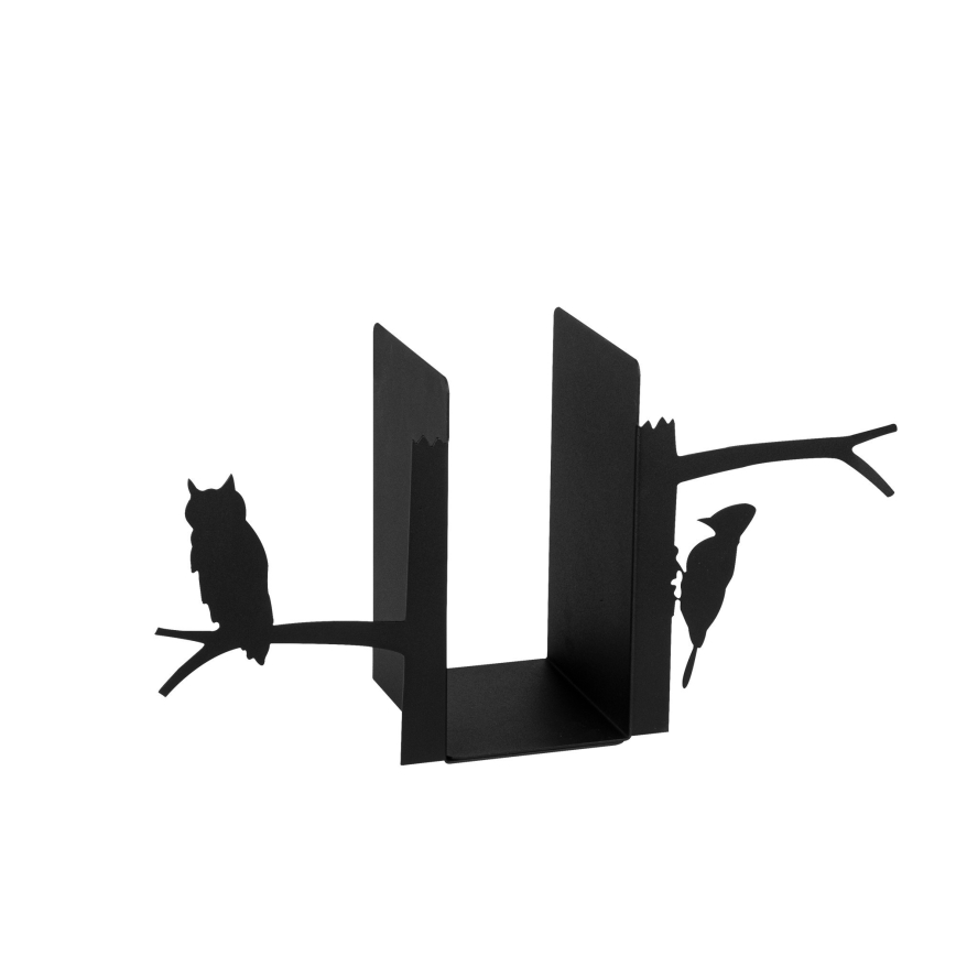 Стопер за книги 22x44 см черен