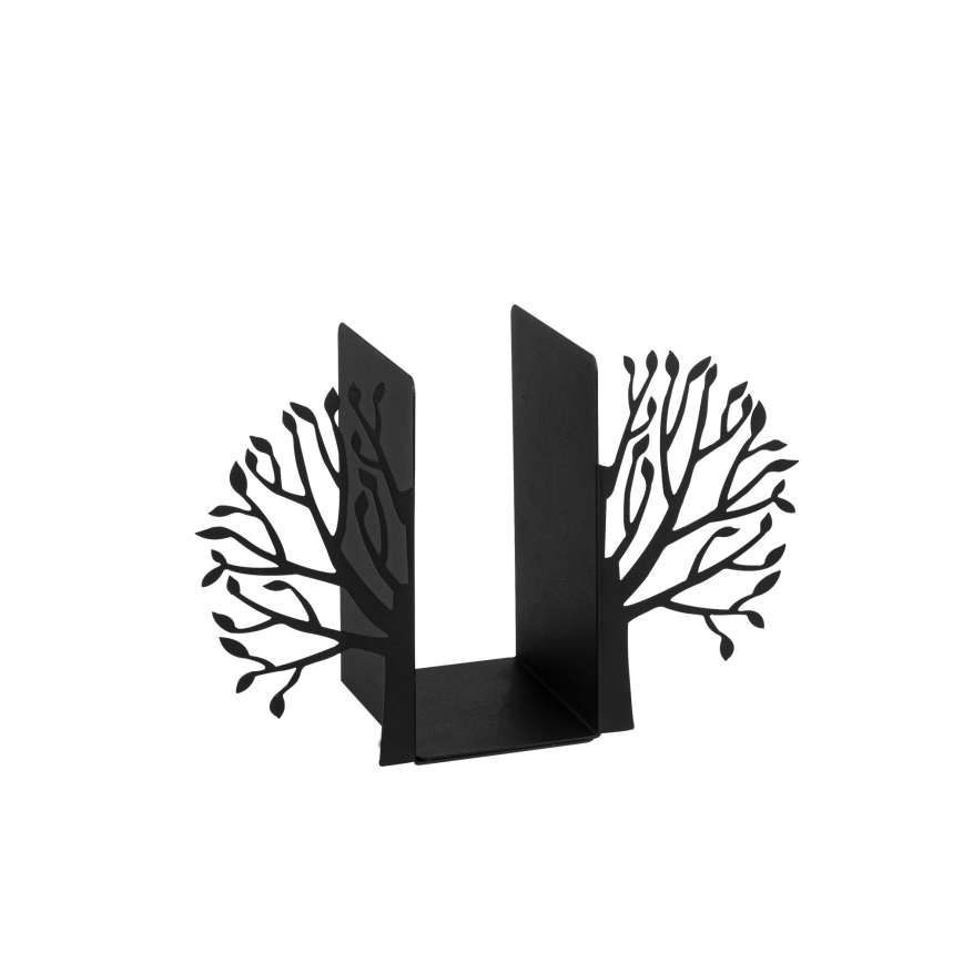 Стопер за книги 22x44 см черен