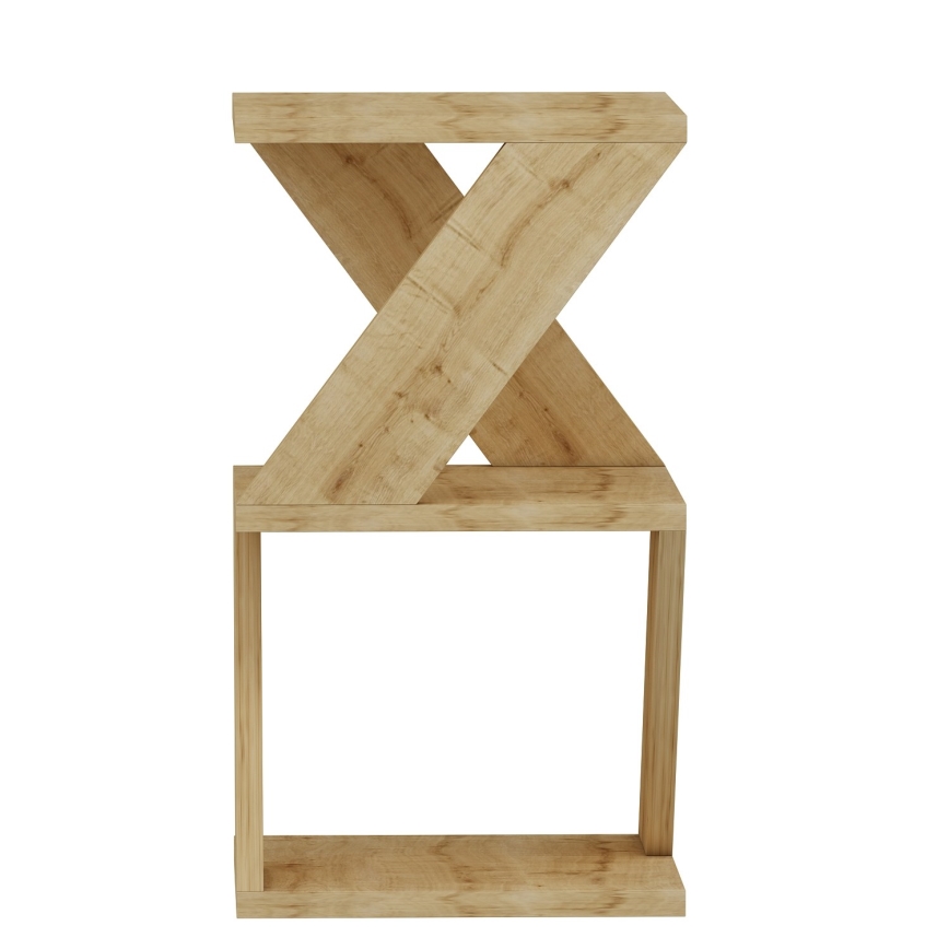 Странична маса ALBENI 50x30 см кафяв