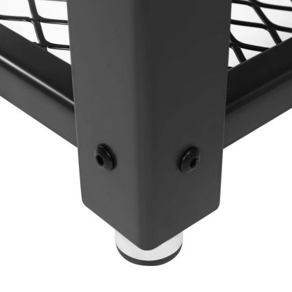 Странична масичка ELDUR кафява/черна