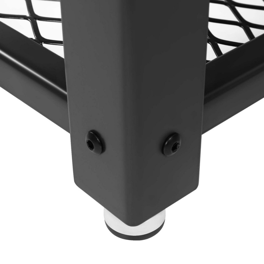 Странична масичка ELDUR кафява/черна