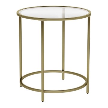 Странична масичка LYRA, златна