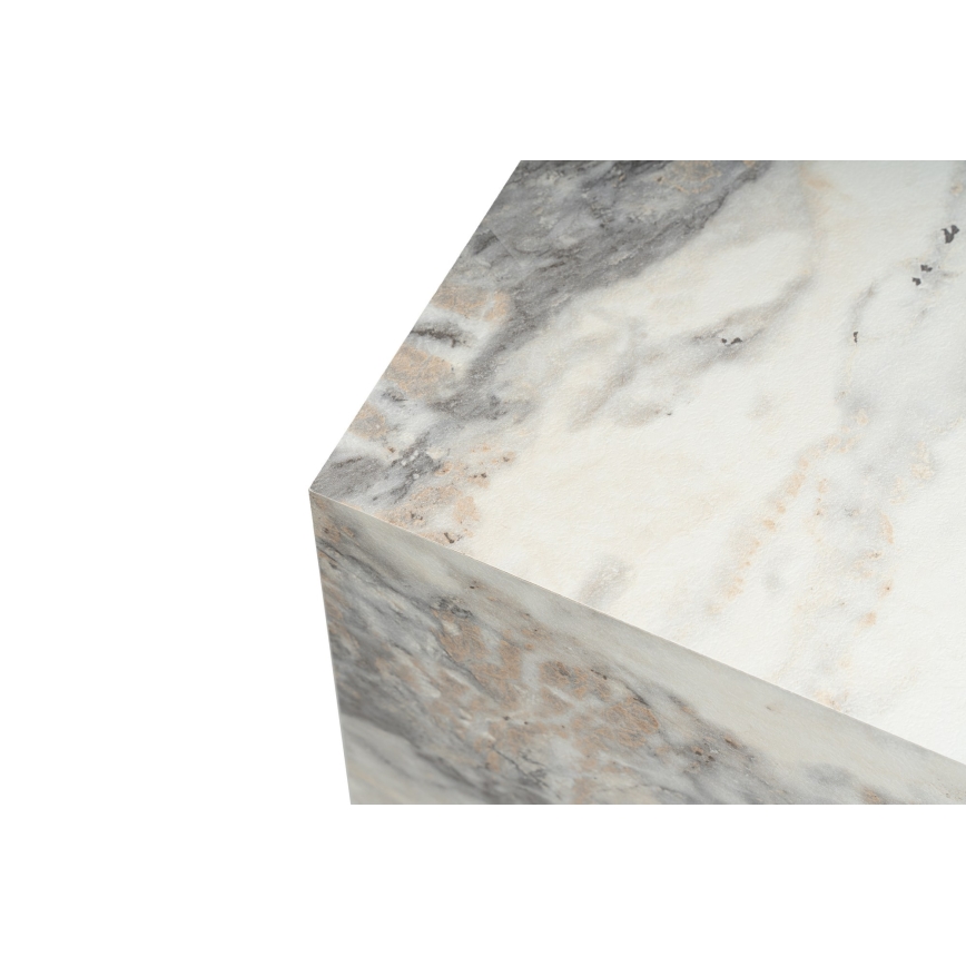 Странична маса KUP 50x45 см мраморен декор