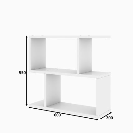 Странична маса LALE 55x60 cм бяла