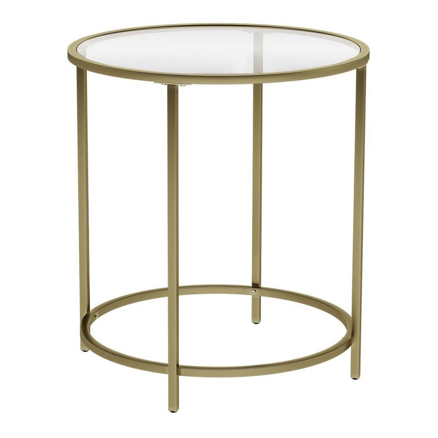 Странична масичка LYRA, златна