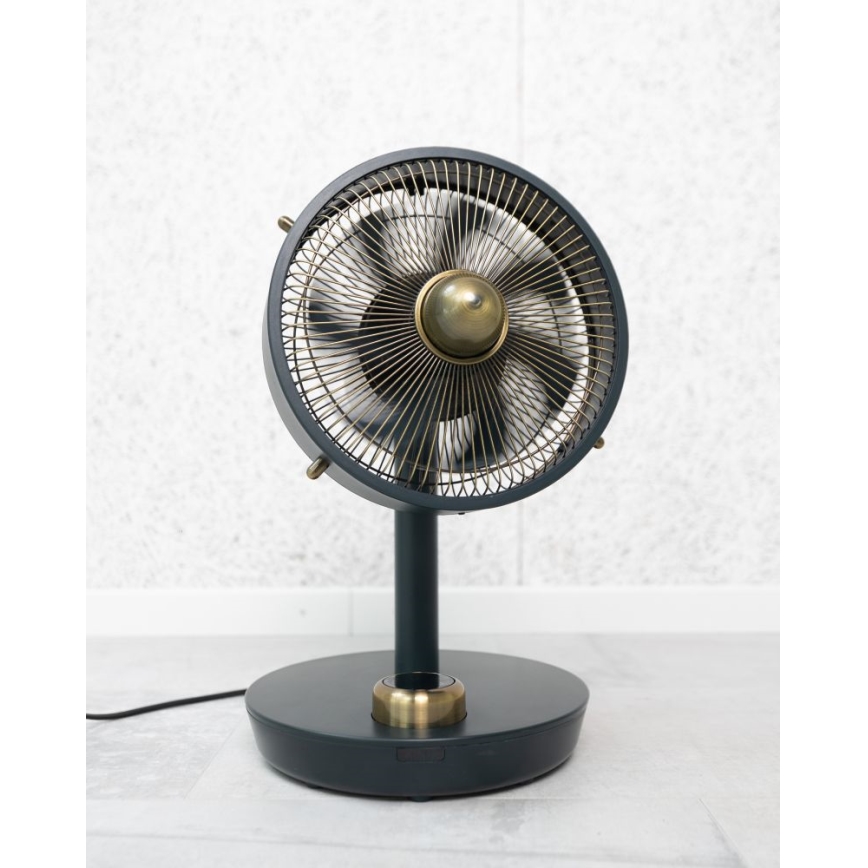 Stylies - Настолен вентилатор CEPHEUS 24W/230V черен