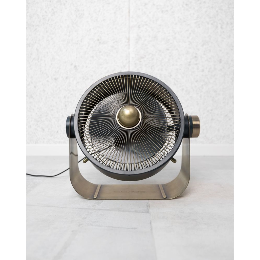 Stylies - Подов вентилатор CASTOR 40W/230V черен