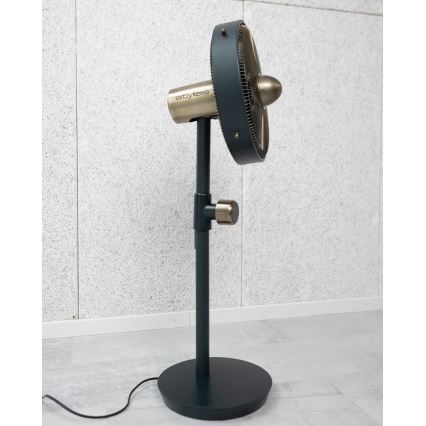 Stylies - Подов вентилатор URANUS 35W/230V 94 см черен