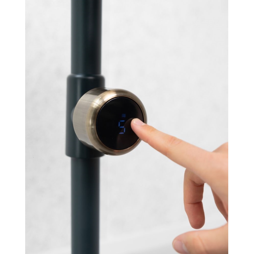 Stylies - Подов вентилатор URANUS 35W/230V 94 см черен