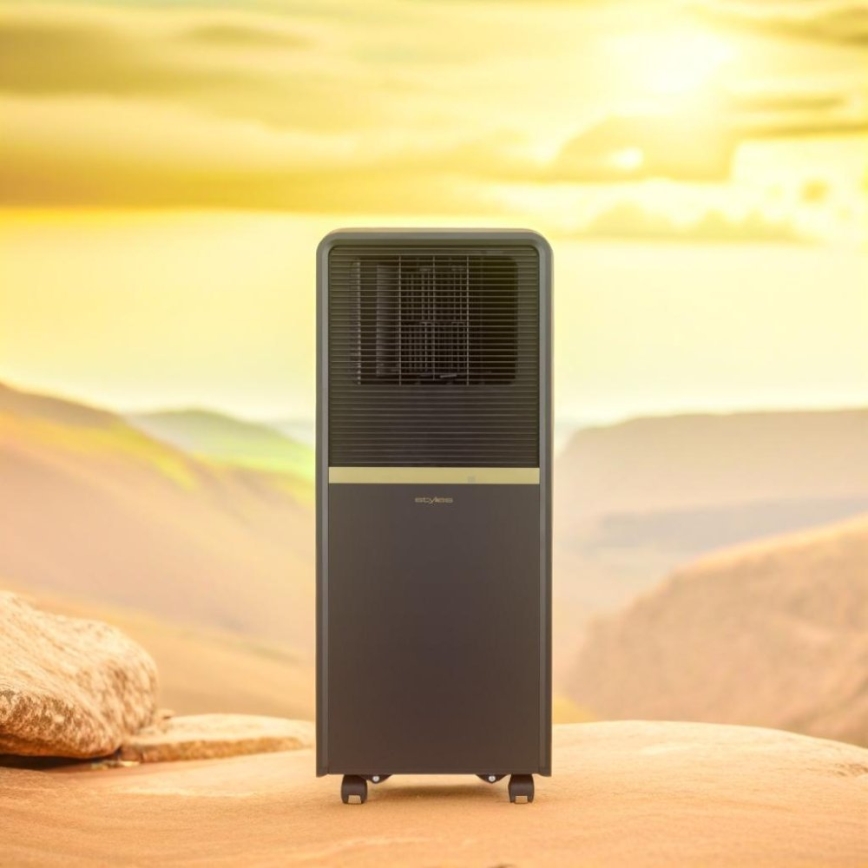 Stylies - Преносим климатик POLARIX 1000W/230V 9000 BTU черен + с дистанционно управление