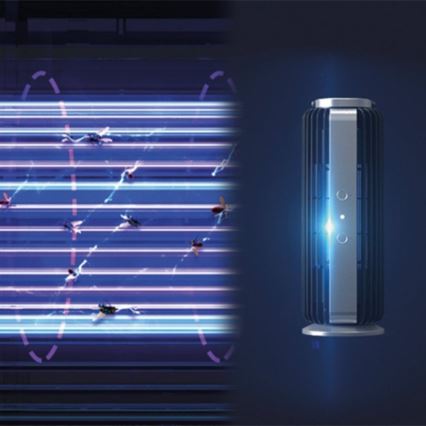 Stylies - Светлинна примамка за борба с комарите AURIGA UV-A/8W/230V 60 m²