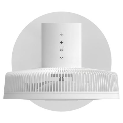 Stylies - Подов вентилатор 2 в 1 ANTILA 25W/230V 88 cm бял + дистанционно управление